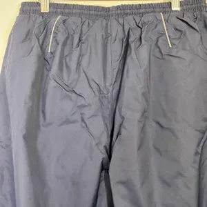 North End Women’s Casual Lined Windbreaker Pants Blue Grey Luster Size Large NWT thumbnail 7