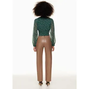Wilfred Aritzia The Melina Pant Faux Leather Size 8 thumbnail 4