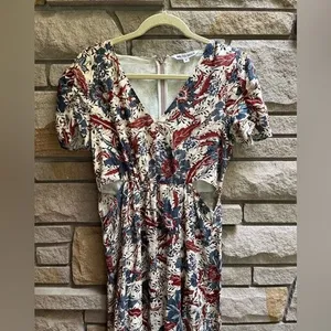 WALTER BAKER Jada Dancing Lotus Maxi Dress Floral Print bohemian Sz 6 thumbnail 8
