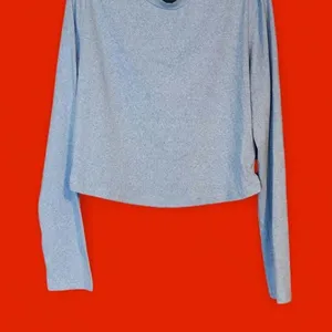 Dr-denim Women's Grey and Blue Crop-top thumbnail 1