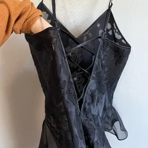 [Victoria's Secret] Vintage Black Sheer Bodysuit Teddy- Size M thumbnail 7