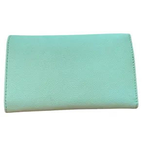 Kate Spade Baby Blue Leather Tri Fold Wallet thumbnail 2