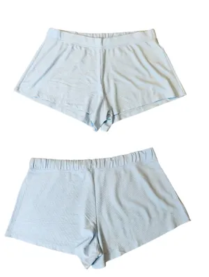 ATHLETA Baby Blue Wind Down Sleep Shorts Size XL NWOT thumbnail 4