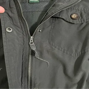 Woolrich Army Green Utility Field Jacket Safari Anorak Cinch Waist Medium thumbnail 9