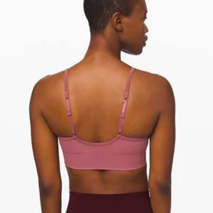 Lululemon Ebb To Street Bra II Moss Rose thumbnail 2