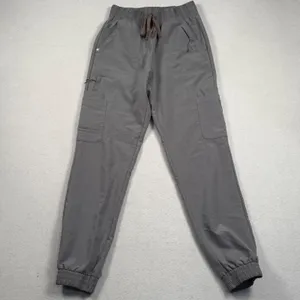 FIGS Charlotte 21 Pocket Scrub Pants Women Small Gray Jogger Technical W21SW2042 thumbnail 2