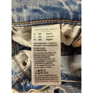 American Eagle Barrel Jeans Light Wash Closet Staple Size 000 thumbnail 7
