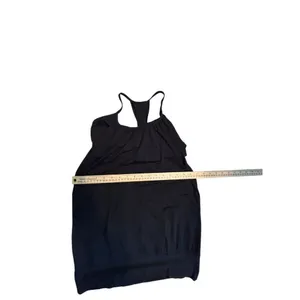 Lululemon No limit Womens Black Racerback Tank Top w built in bra sz 4/6 thumbnail 2