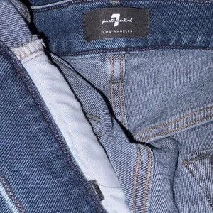 7 For All Mankind Jeans Dark Denim Straight Jeans thumbnail 7