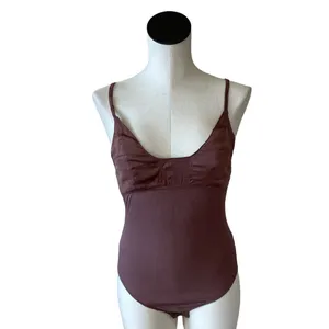 NWOT Intimately By Free People Ribbed Silky Bodysuit Small thumbnail 2