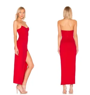 Super down Ryleigh Strapless Maxi Dress thumbnail 2