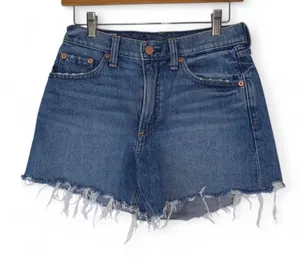 Gap Shorts Womens 0R 25 (29x4) Blue‎ High Rise Stride Short Dark Wash Denim thumbnail 1