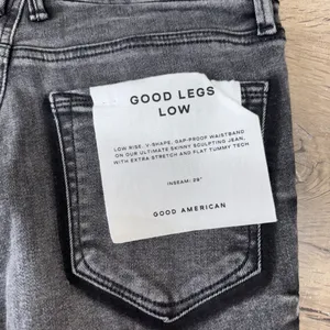 Good American Good Legs Low Distressed GLLSP257BT NWT‎ Black Size 4 thumbnail 8