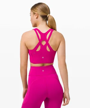 Lululemon Stash It Bra *Medium Support, B/C Cup Ripened Raspberry thumbnail 5
