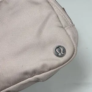 Lululemon Everywhere Belt Bag in Ribbed Very Light Pink Silver Hardware thumbnail 2