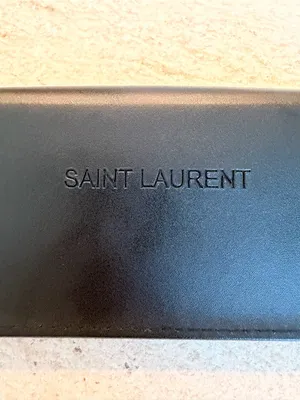 Saint Laurent Black Oval Sunglasses thumbnail 10