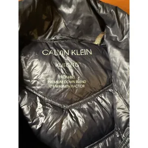 Calvin Klein Packable Down Puffer Jacket Women's XL Black Long Sleeves Full Zip thumbnail 7