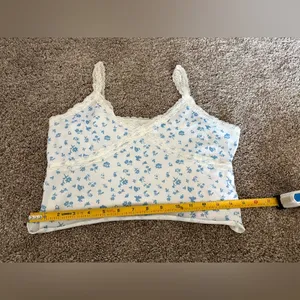 (Romwe) NWT Floral Tank Top: Size Large (US 8/10) thumbnail 10
