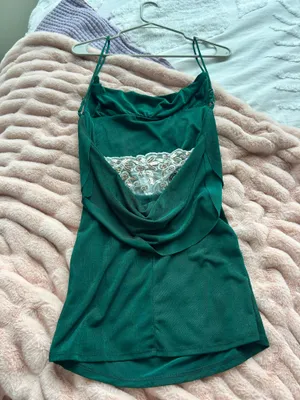 Lucy in the Sky Green Mini Dress thumbnail 2