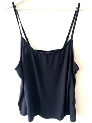 Adore Me Black Lace Back Camisole Size 2X thumbnail 2