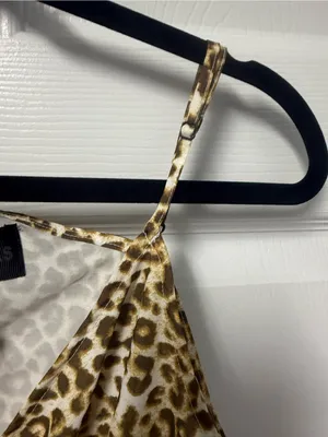 Kardashian Kollection Leopard Print Mini Dress - Brown thumbnail 3