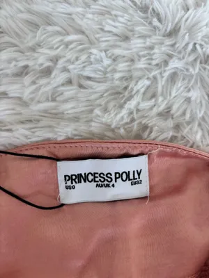 Princess Polly rosy pink silk dress thumbnail 4