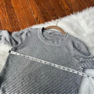 LOFT Black & White Stripe Sweater thumbnail 6
