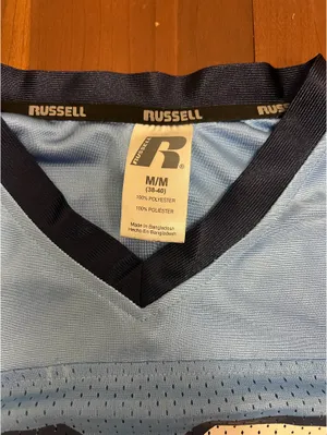 UNC Tarheels Jersey Blue Size M thumbnail 2