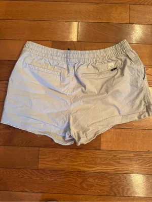 Vuori Vintage Ripstop Drawstring Shorts Khaki Tan Size L EUC thumbnail 5