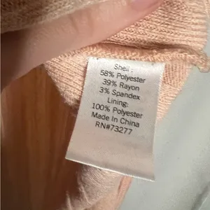 K/Lab Pink Ribbed Overall Style Dress Small thumbnail 7
