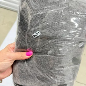 Acid Wash Wide Leg Paneled Denim Jeans Gray Streetwear Measurements in Photos thumbnail 10