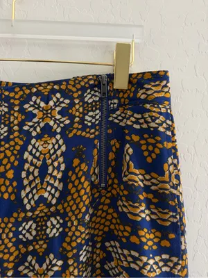 Anthropologie Cartonnier Sampa wide-leg crop pants snake print culottes Size 12 thumbnail 6