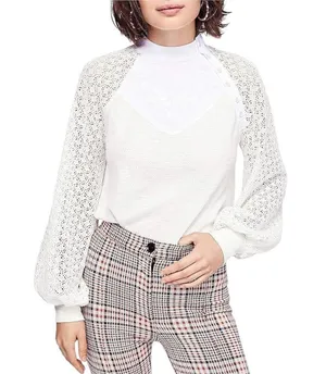 Free People White Embroidered Sweater Women Size Small | 8-18 thumbnail 8