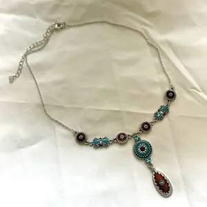 Avon enameled south western style Y necklace thumbnail 4