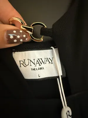 NWT Runaway The Label Denver Maxi Dress in Black thumbnail 8