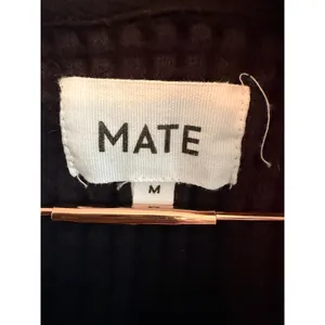 MATE Waffle collared 1/2‎ zip Pullover Size M Black Organic Waffle Sweatshirt thumbnail 6