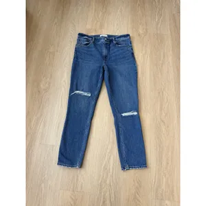 Abercrombie & Fitch the Ankle Straight Ultra High Rise Jeans Size 32 thumbnail 4