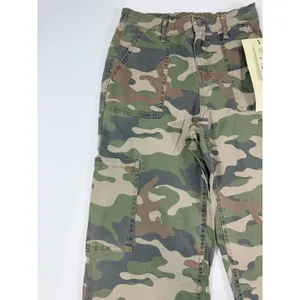 No Boundaries Women's XXS 00 Camo Cargo Wide Leg High Rise Pants NWT thumbnail 13