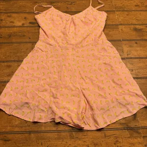Zara Womens Pink Bananas‎ Spaghetti Straps Romper Size Small thumbnail 1