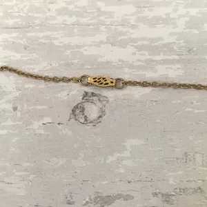 Gold Teardrop Necklace Pendant Women’s Jewelry Gorjana Jade Detail thumbnail 3