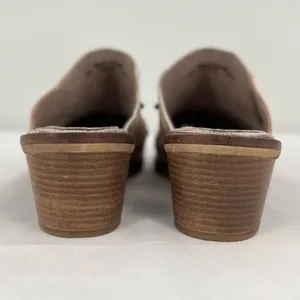 DKODE Jenelle Patchwork Multi Distressed Metallic Leather Mule Clog EU 40 US 9 Brown thumbnail 9