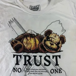 Fresh Laundry White Graphic Tee Size L thumbnail 5