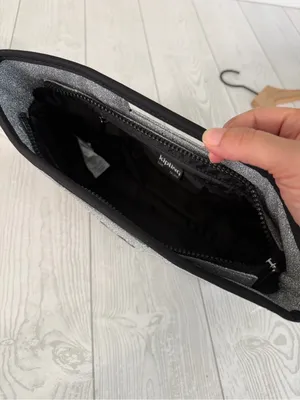 Kipling NEW Stevie Going Out Shimmer Silver Crossbody Clutch Bag thumbnail 2