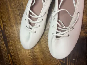 No boundaries beige lace up flats size 11 thumbnail 2