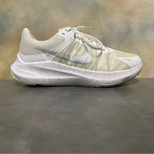 Nike Zoom Winflo 8 CW3421-104 Women's White Metallic Silver Running Shoes Size 8 thumbnail 11
