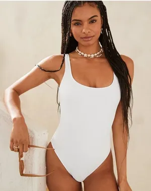 Aerie Wide Rib Babewatch‎ One Piece Swimsuit Size: L thumbnail 1