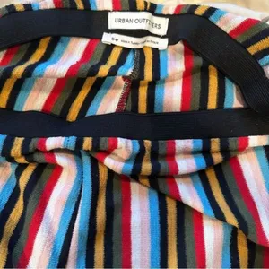 Urban Outfitters stripe wide leg pants small petite thumbnail 2