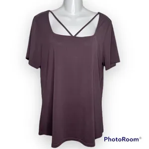BKE Burgundy Top thumbnail 1