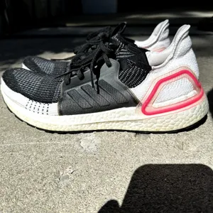 Adidas Ultraboost 19 Running Shoes Athletic Active Knitted Pink Black White 11 thumbnail 4