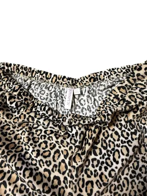 Joyspun Leopard Pajama Set L Top Bottoms Sleepwear Loungewear Animal Print thumbnail 5